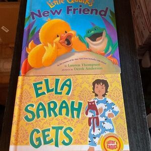 Books (2) Little Quacls New Friens and Ella Sarah Gets Dressed.  K126
